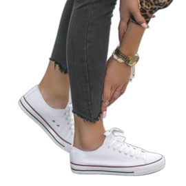 Zapatillas de mujer clásicas blancas TH68-1 blanco
