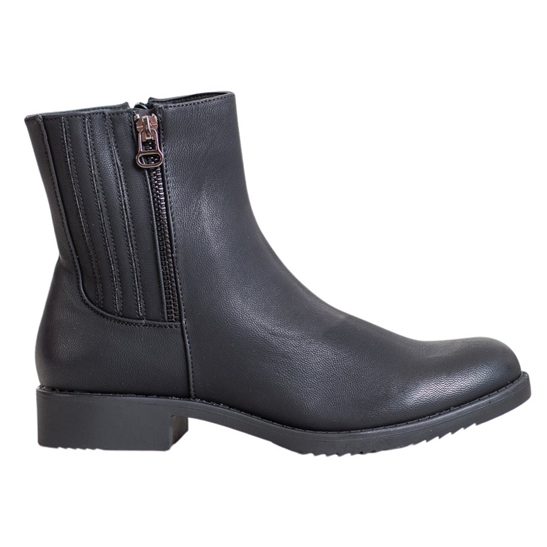 J. Star Botas altas con cuero ecológico negro J. Star Botas altas con cuero ecológico negro