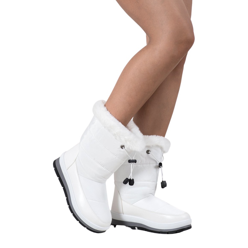 GOLL Botas de nieve clásicas blanco