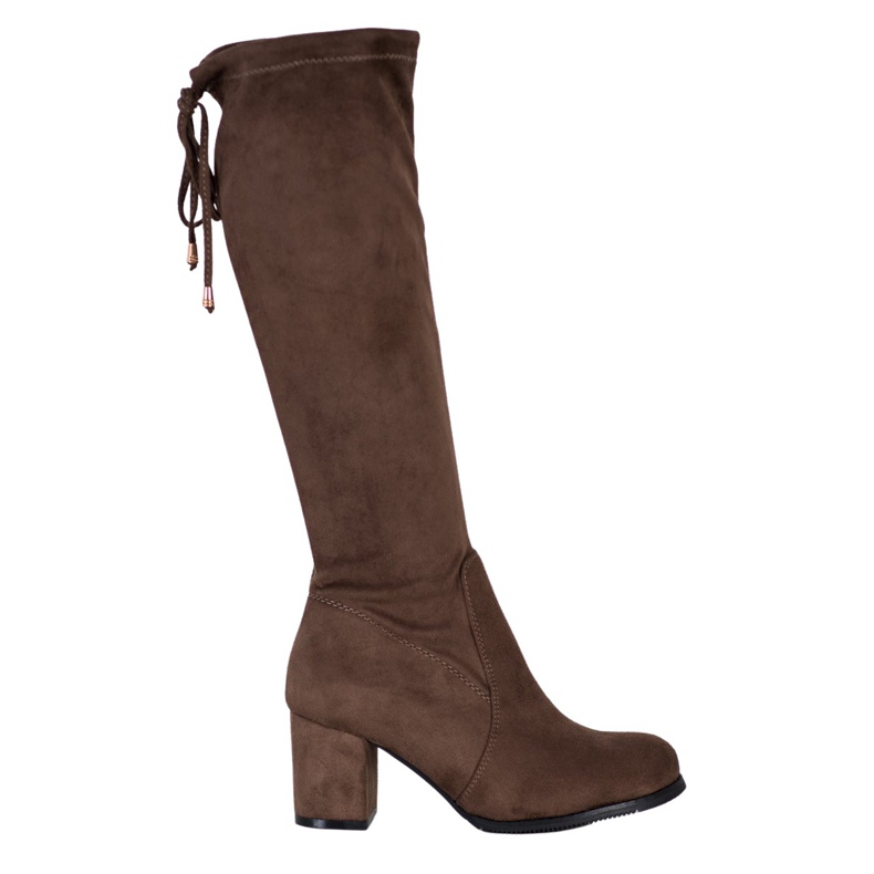 J. Star Botas de gamuza clásicas marrón