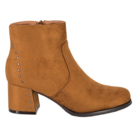 Botas VINCEZA camel marrón