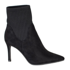 Botas sin cordones VINCEZA negro