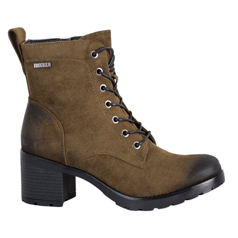 Botas de ante VINCEZA multicolor verde