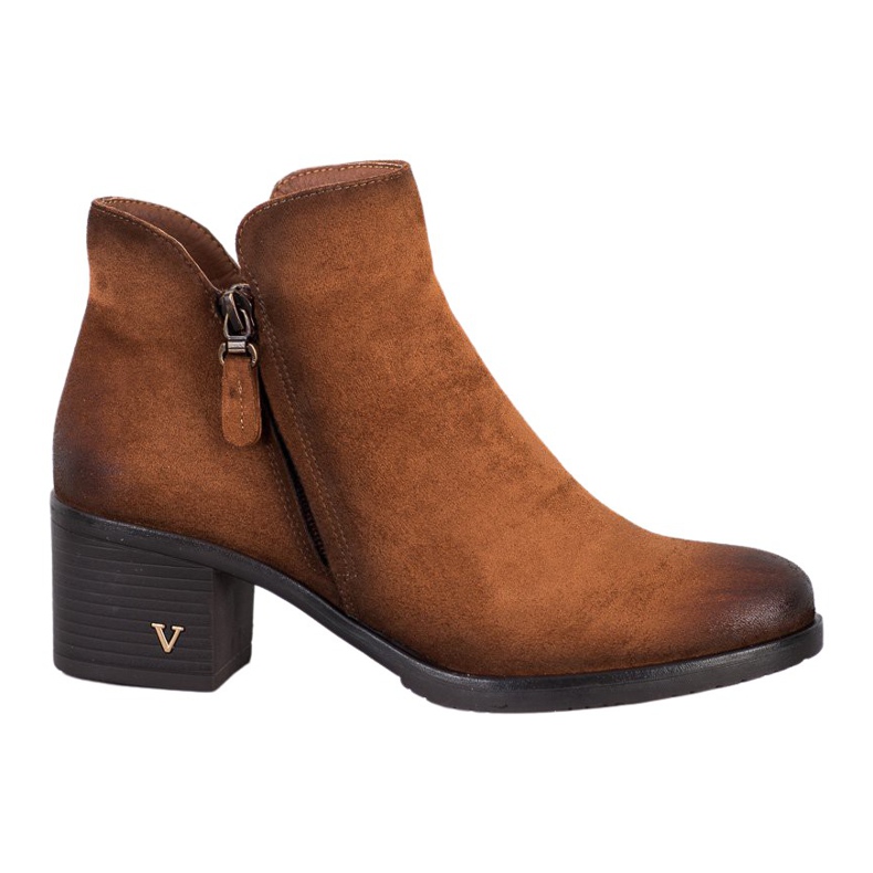 Botas de ante VINCEZA marrón