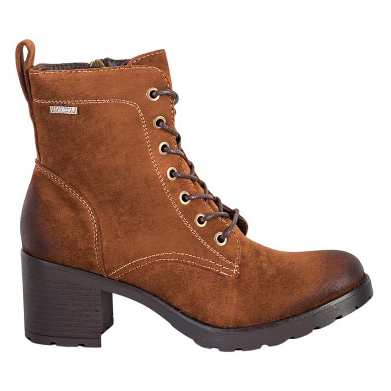 Botas de ante VINCEZA marrón