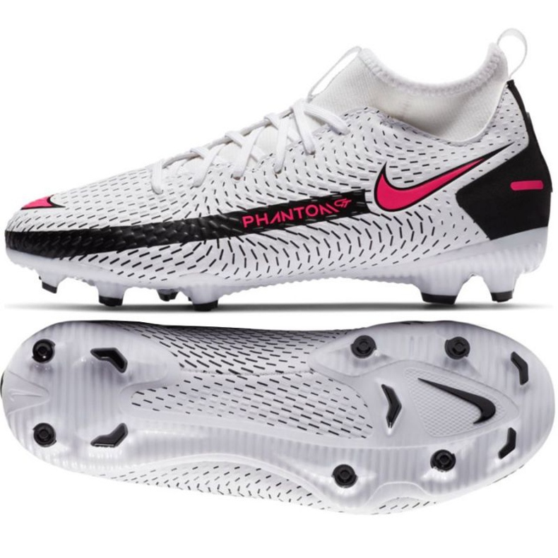Zapatillas de fútbol Nike Phantom Gt Academy Df FG / MG Jr CW6694-160 multicolor blanco Zapatillas de fútbol Nike Phantom Gt Academy Df FG / MG Jr CW6694-160 multicolor blanco