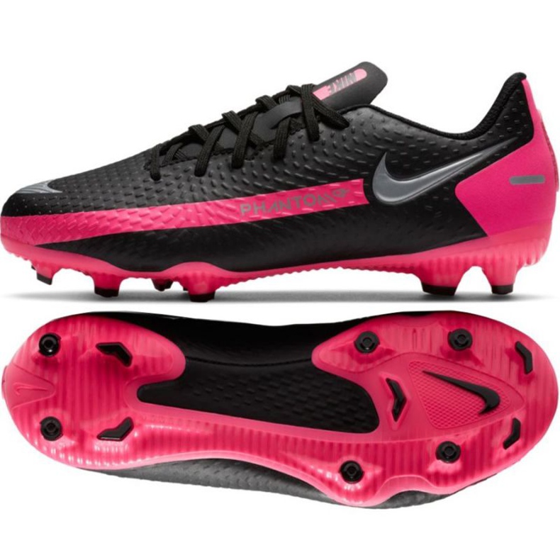 Zapatillas de fútbol Nike Jr Phantom Gt Academy FG / MG Jr CK8476-006 negro negro