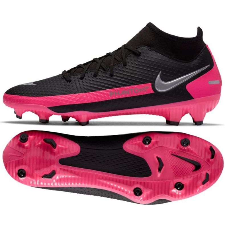 Zapatillas de fútbol Nike Phantom Gt Academy Df FG / MG M CW6667-006 multicolor negro Zapatillas de fútbol Nike Phantom Gt Academy Df FG / MG M CW6667-006 multicolor negro