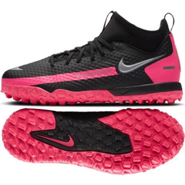 Calzado de fútbol Nike Phantom Gt Academy Df Tf Jr CW6695-006 multicolor negro