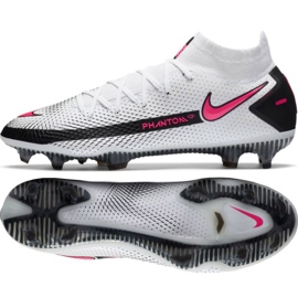 Zapatillas de fútbol Nike Phantom Gt Elite Df Fg M CW6589-160 blanco multicolor