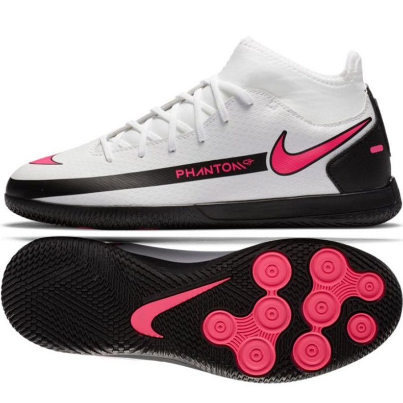 Zapatillas de fútbol Nike Phantom Gt Club Df Ic Jr CW6728-160 multicolor blanco