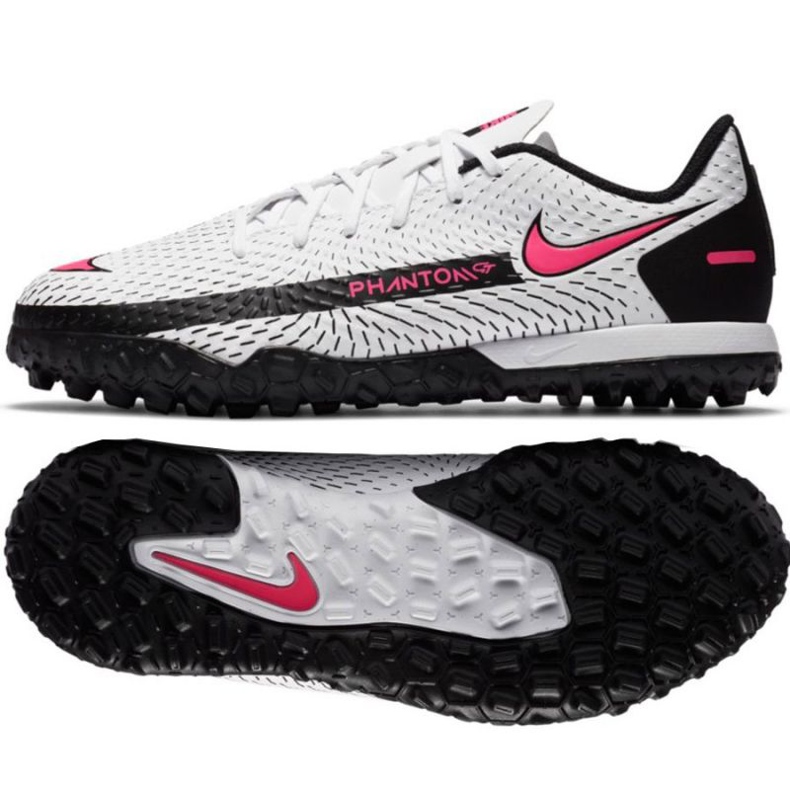 Calzado de fútbol Nike Phantom Gt Academy Tf Jr CK8484-160 multicolor blanco Calzado de fútbol Nike Phantom Gt Academy Tf Jr CK8484-160 multicolor blanco