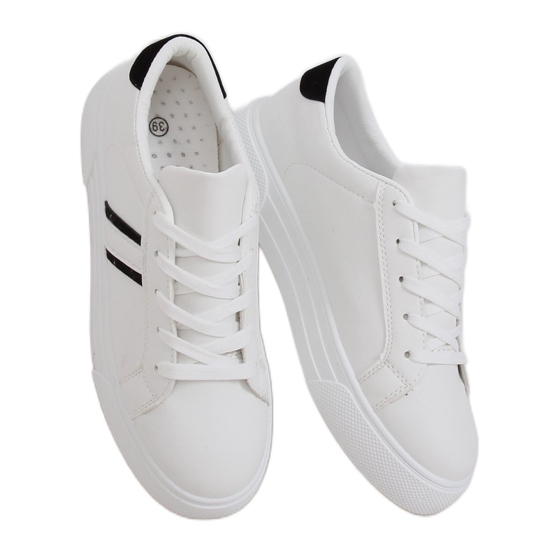 Zapatillas de mujer blancas CC-20 Black blanco negro