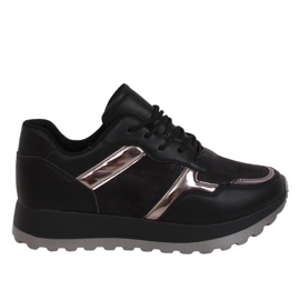 Zapatillas deportivas de mujer negras 2019-447 Negras negro