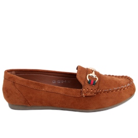 Mocasines de mujer camel CH-1M16 Camel marrón