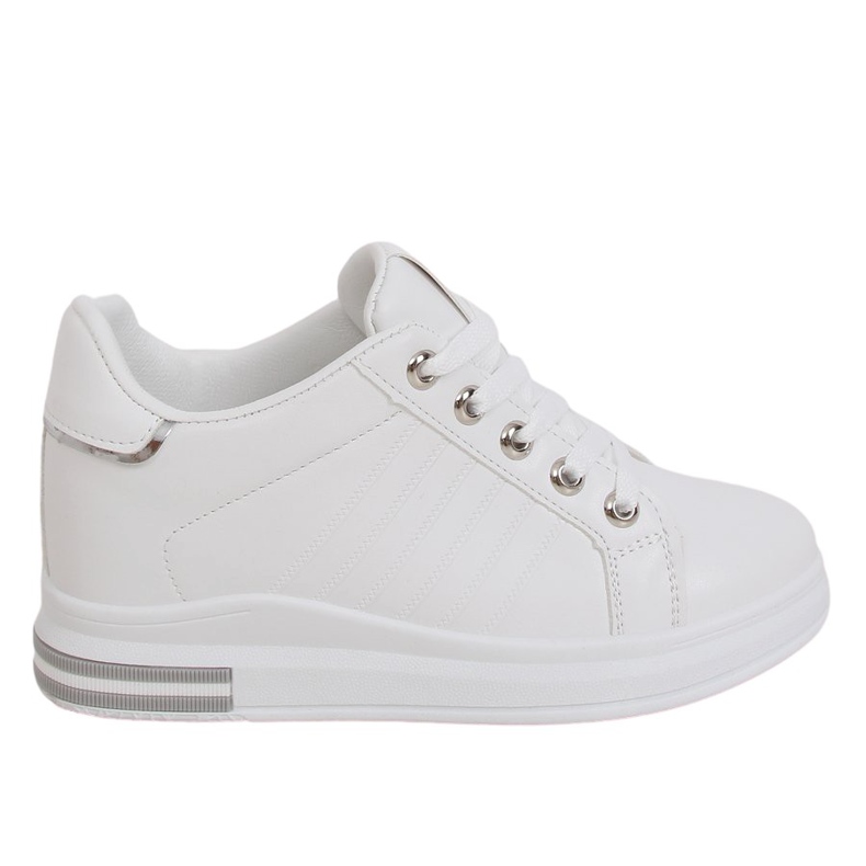 Blanco R78 Zapatillas blancas con cuña oculta