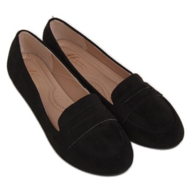 Mocasines de mujer negros 3C-20 Negro