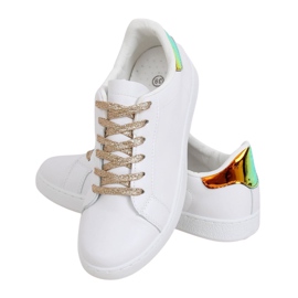 Zapatillas de mujer blancas 5G-2 Gold blanco