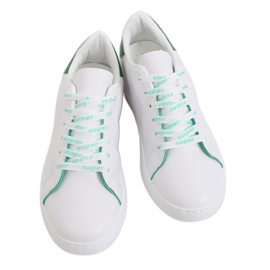 Zapatillas de mujer blancas 5G-2 Green blanco verde