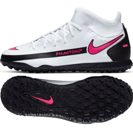 Zapatillas de fútbol Nike Phantom Gt Club Df Tf Jr CW6729-160 blanco multicolor