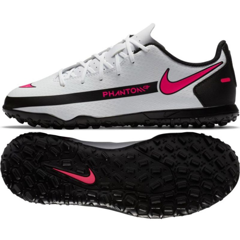 Zapatillas de fútbol Nike Phantom Gt Club Tf Jr CK8483-160 multicolor blanco