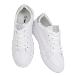 Zapatillas de mujer blancas C941 Silver blanco plata