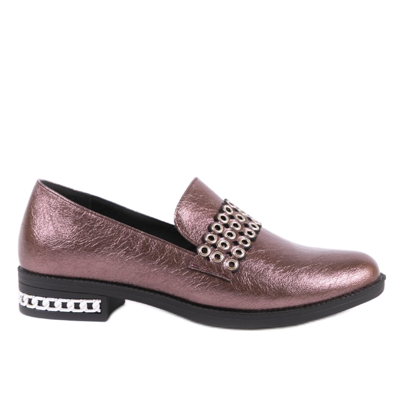 Zapatos bajos granate para mujer C18-6251 rojo multicolor