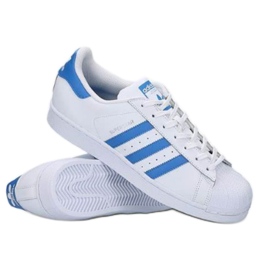 Zapatillas Adidas Superstar W S75929 blanco azul