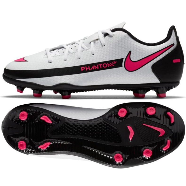 Zapatillas de fútbol Nike Phantom Gt Club FG / MG Jr CK8479-160 multicolor blanco
