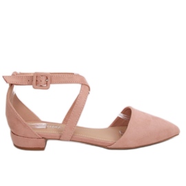 Bailarinas recortadas rosa LL-213P Rosa II Calidad rosado