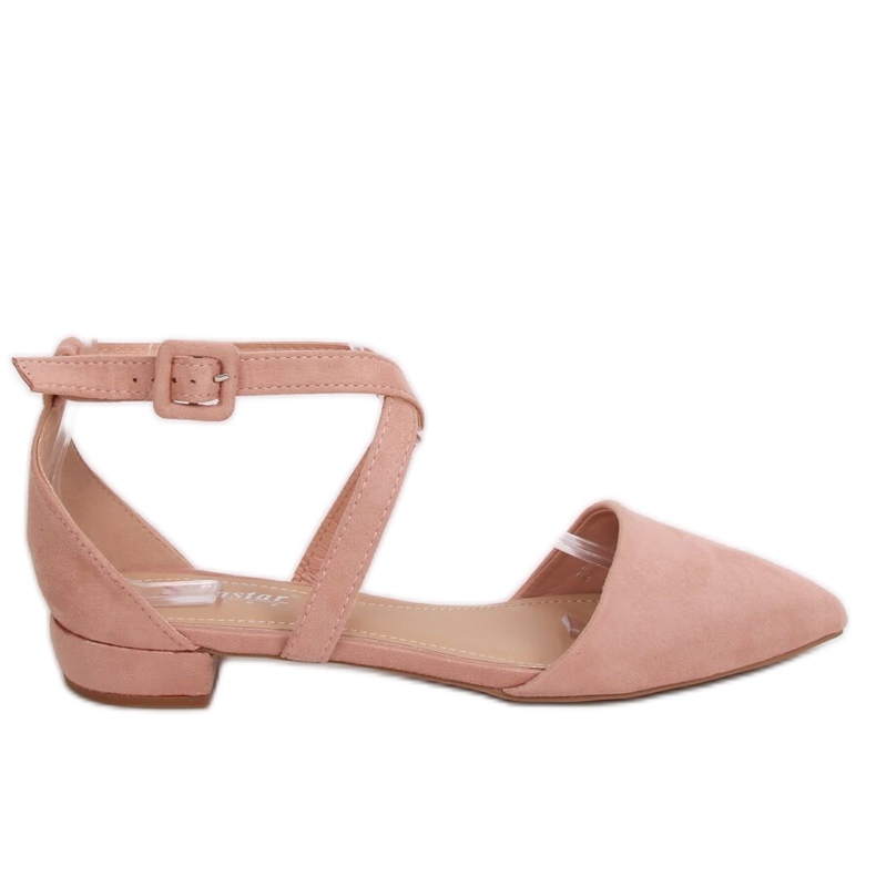 Bailarinas recortadas rosa LL-213P Rosa II Calidad rosado