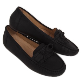 Mocasines negros de mujer 9F182 Negro