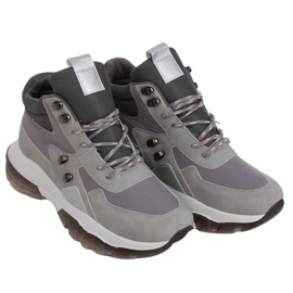 Zapatillas deportivas altas grises 2000-C03 Gris