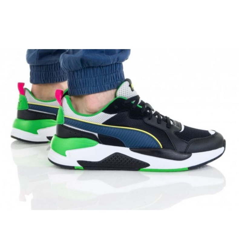 Zapatillas Puma X-Ray M 372602 06 negro azul marino verde