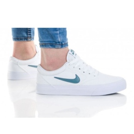 Nike SB Charge Cnvs (GS) Jr CQ0260-100 blanco rosado