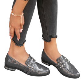 Zapatos de mujer grises C18-6252-2