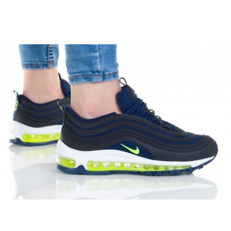 Zapato Nike Air Max 97 Gs Jr 921522-018 negro azul marino