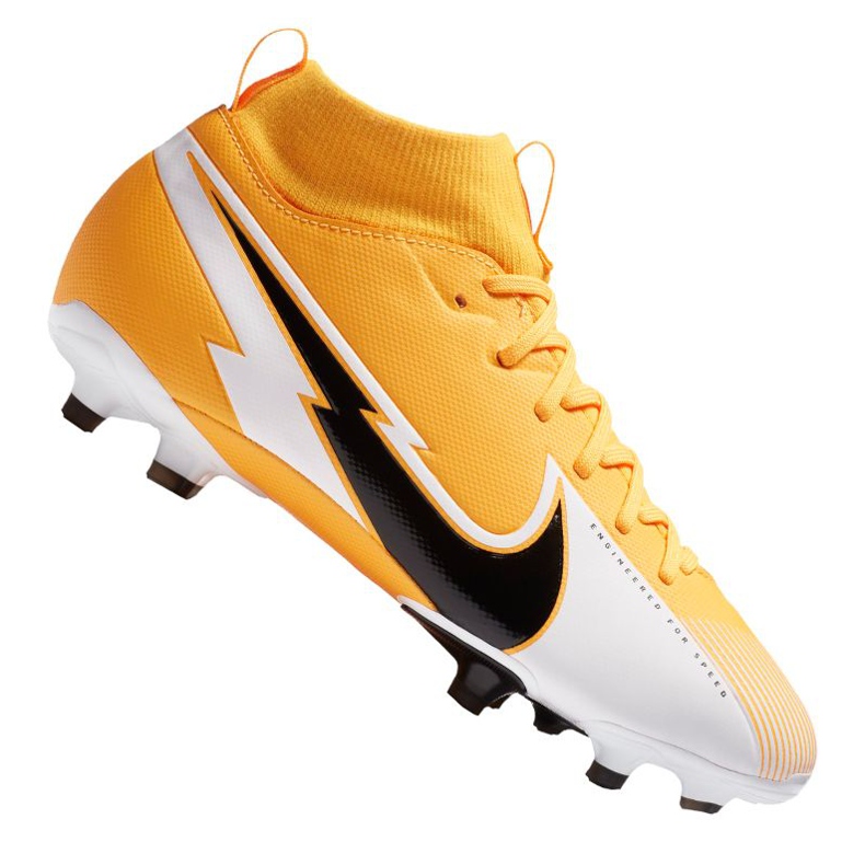 Zapatillas de fútbol Nike Superfly 7 Academy Mg Jr AT8120-801 multicolor naranjas y tintos Zapatillas de fútbol Nike Superfly 7 Academy Mg Jr AT8120-801 multicolor naranjas y tintos