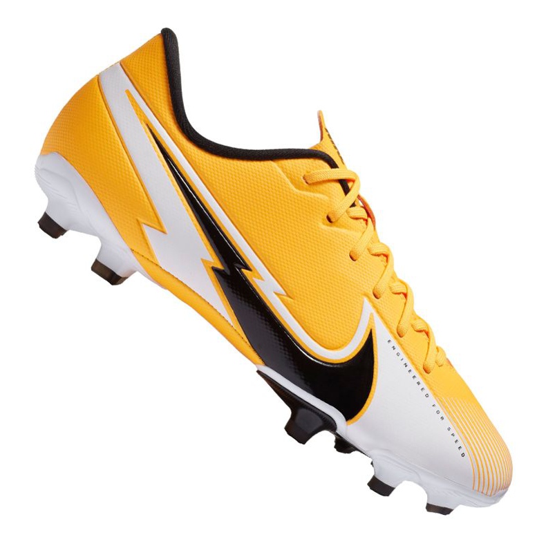 Zapatillas de fútbol Nike Vapor 13 Academy Mg Jr AT8123-801 multicolor amarillos