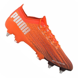 Botas de fútbol Puma Ultra 1.1 Mx Sg M 106076-01 multicolor naranjas y rojos