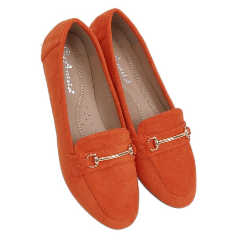 Mocasines de mujer naranja 88-385 Orange