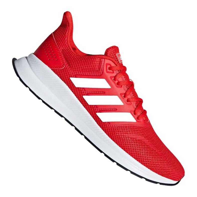 Zapatillas de entrenamiento Adidas Runfalcon M F36202 blanco rojo