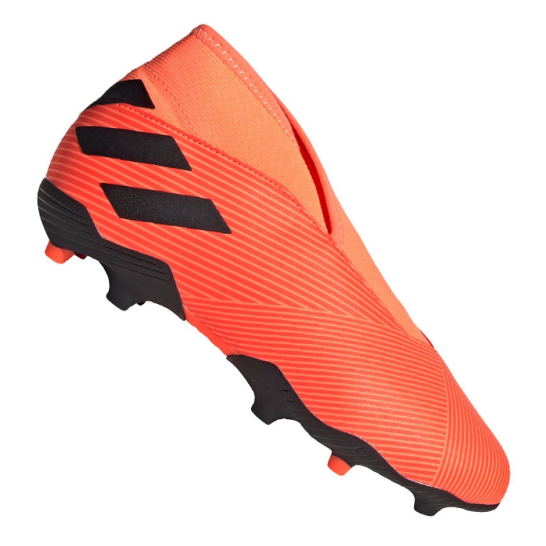 Botas de fútbol adidas Nemeziz 19.3 Ll Fg Jr EH0488 rojo naranja