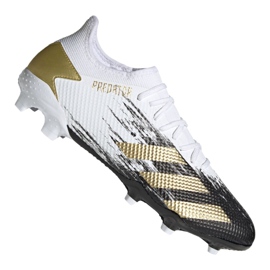 Botas de fútbol adidas Predator 20.3 L Fg M FW9197 oro blanco blanco