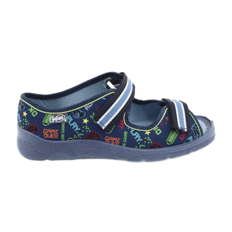 Calzado infantil befado 969Y161 azul marino multicolor