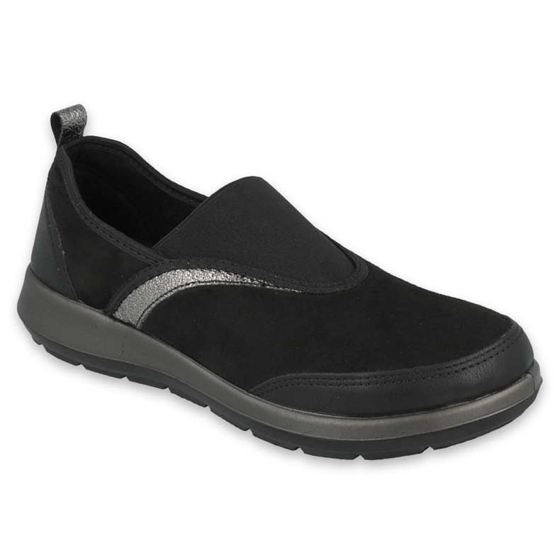 Zapatos de mujer Befado 156d006 Negro gris Zapatos de mujer Befado 156d006 Negro gris