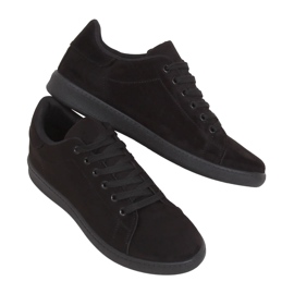 Zapatillas de mujer negras ante negro 6301