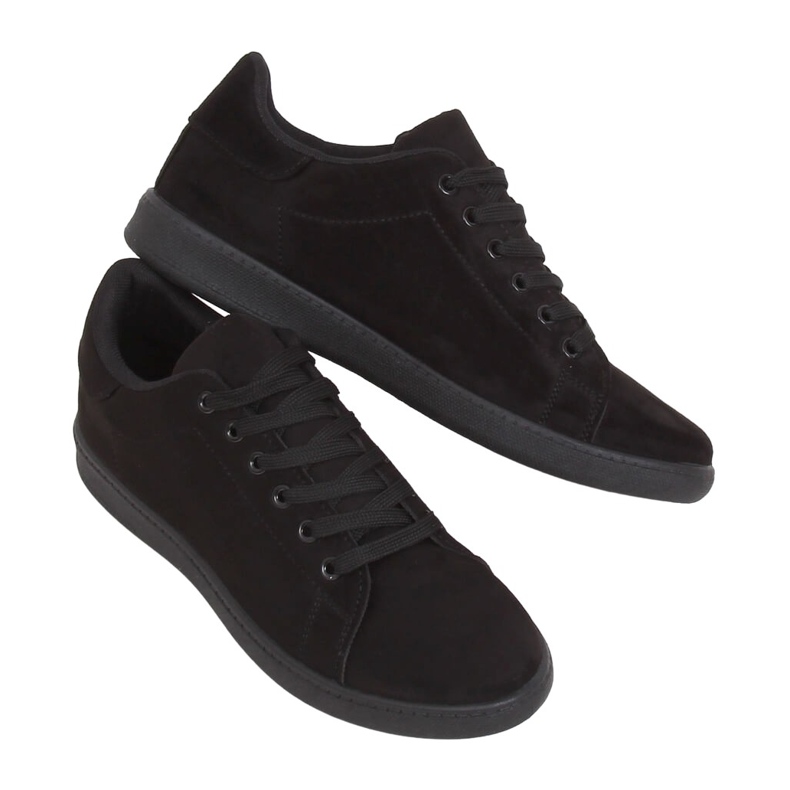 Zapatillas de mujer negras ante negro 6301