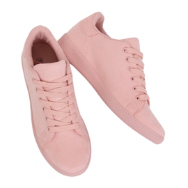 Zapatillas de mujer en ante rosa 6301 Pink