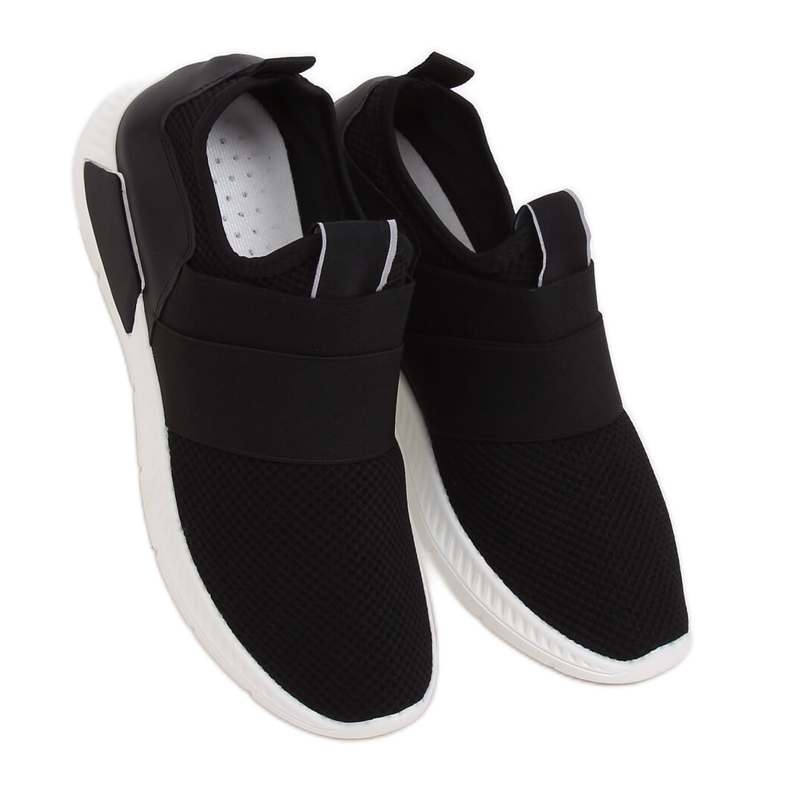 Black 7786-Y Zapatillas deportivas negras negro